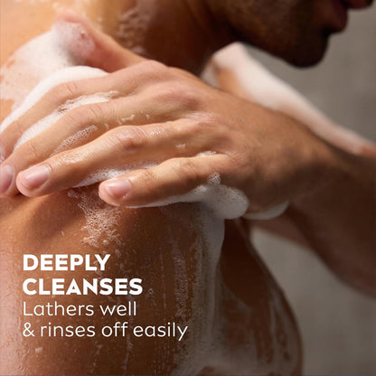 3 Pack - NIVEA Men Active Clean 3-in-1 Natural Charcoal Body Wash 30oz