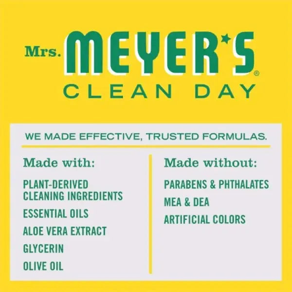 6 Pack - MRS. MEYER'S CLEAN DAY Hand Soap Honeysuckle Scent 12.5oz Mrs. Meyer's