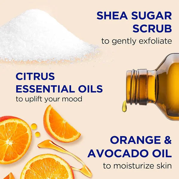 3 Pack - Dr Teal's Shea Sugar Body Scrub, Citrus with Essential Oils & Vitamin C 19oz Dr Teal's