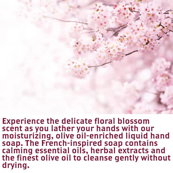 6 Pack - Olivia Care Liquid Hand Soap Blossom & Essential Oils 18.5oz