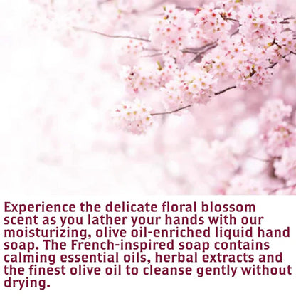 6 Pack - Olivia Care Liquid Hand Soap Blossom & Essential Oils 18.5oz
