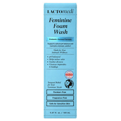 4 Pack - Lactomedi Feminine Foam Wash for Feminine Hygiene 5.07oz