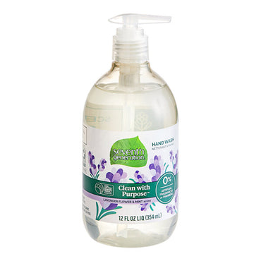 4 Pack - Seventh Generation Purely Clean Lavender Flower & Mint Hand Soap 12oz