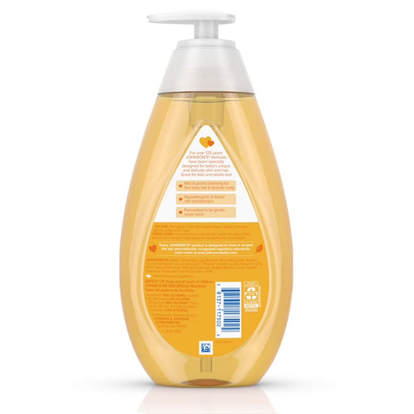 4 Pack - Johnson's Baby Shampoo for Baby's Delicate Scalp & Skin 20.3oz