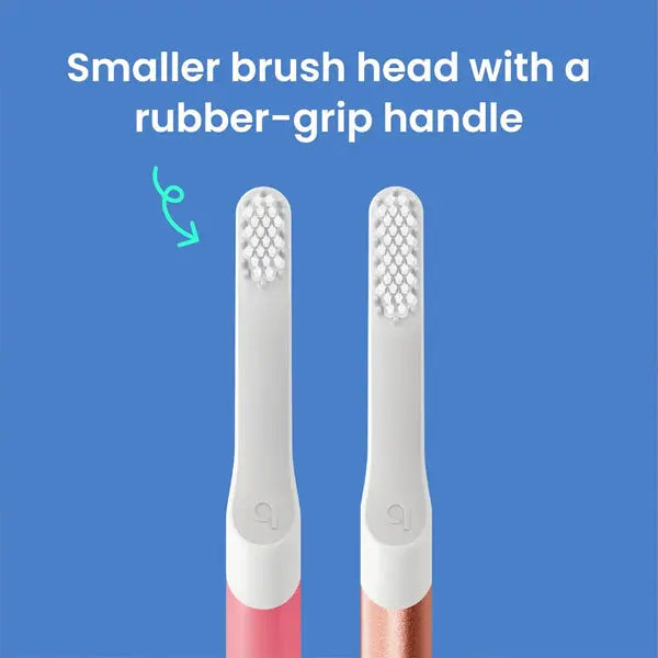 Quip Sonic Toothbrush for Kids Timed Electric Toothbrush Small Head Soft - Pink Quip