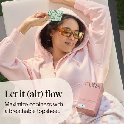 3 Pack - Cora Organic Cotton Ultra Thin Panty Liners Regular Absorbency 40 Count Each