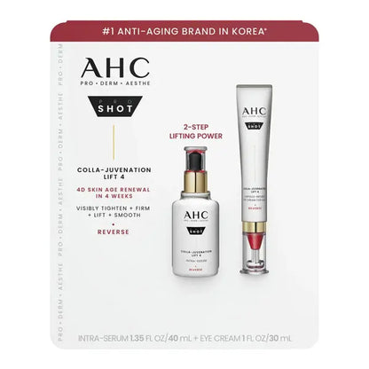 AHC Pro Shot Colla Juvenation Lift 4 Duo Serum Eye & Face Cream 40ml/30ml AHC