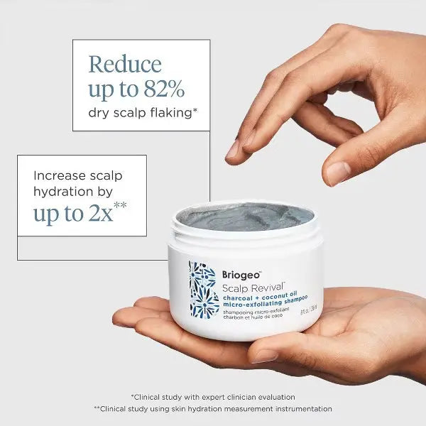 Briogeo Scalp Revival Charcoal + Coconut Oil Micro Exfoliating Scrub 8oz Briogeo