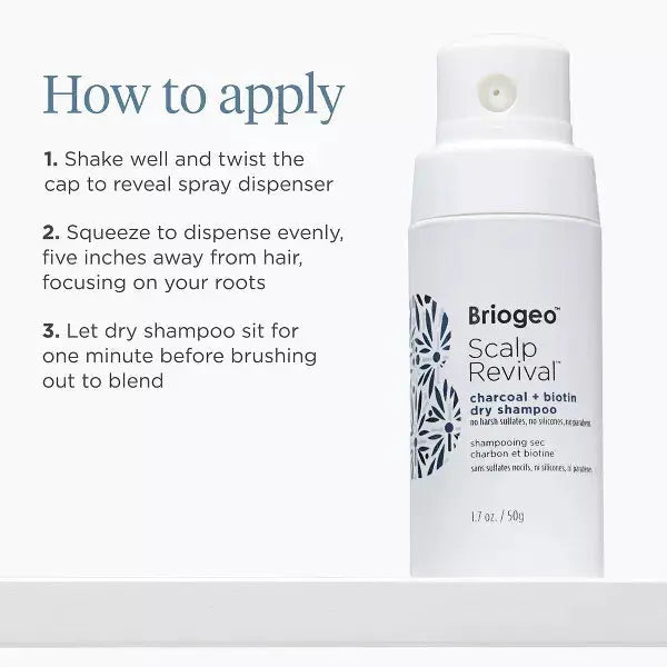 Briogeo Hair Care Scalp Revival Charcoal + Biotin Dry Shampoo 1.7oz Briogeo