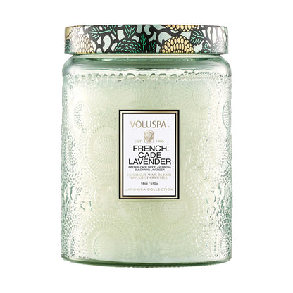 Voluspa French Cade Lavender Scented Candle 18oz Coconut Wax Blend