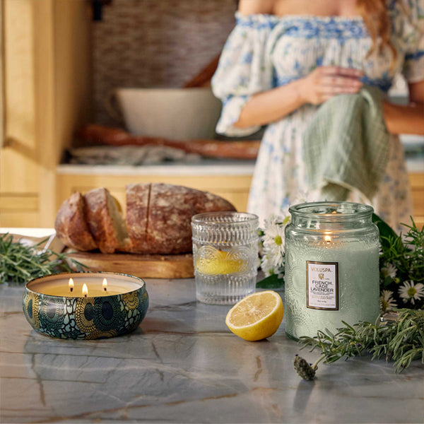 Voluspa French Cade Lavender Scented Candle 18oz Coconut Wax Blend