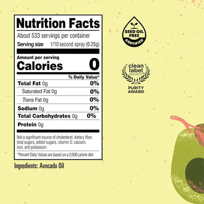 6 Pack - 100% Pure Avocado Oil Cooking Spray 4.7oz Marianne's