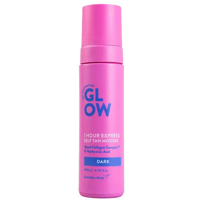 2 Pack - Australian Glow 1 Hour Express Self Tan Mousse Dark 6.76 oz Australian Glow