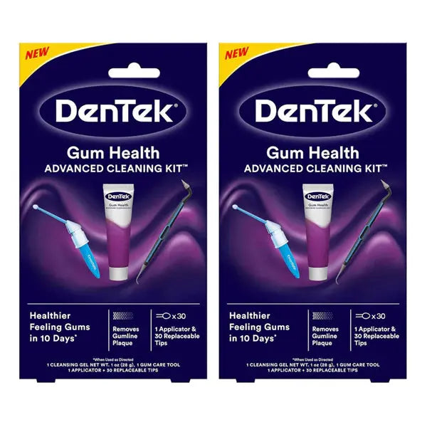 2 Pack - DenTek Gum Health Advanced Cleaning Oral Care Kit DenTek
