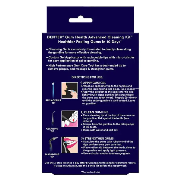 2 Pack - DenTek Gum Health Advanced Cleaning Oral Care Kit DenTek