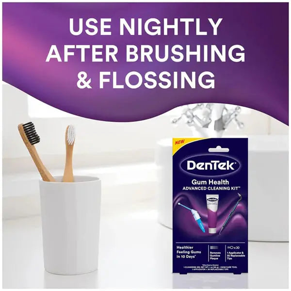 2 Pack - DenTek Gum Health Advanced Cleaning Oral Care Kit DenTek