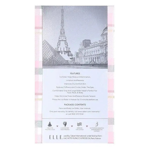 2 Pack - Elle Paris Pre-Wrapped Face & Body Ice Roller Elle Paris