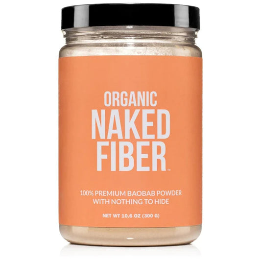 3 Pack - Naked Fiber Organic Baobab Powder Fiber Supplement 10.6oz