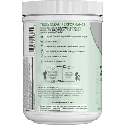 Garden of Life Sport Nutrition Greens and Superfoods Powder Apple Berry 30 Servings Garden of Life