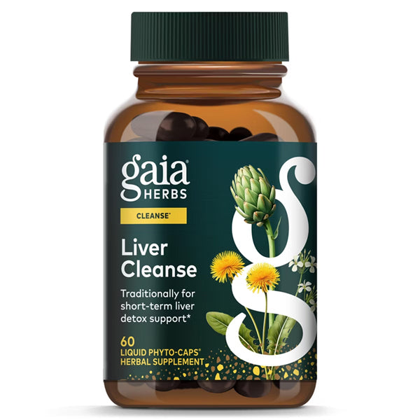 Gaia Herbs Liver Cleanse Liver Health Support 60 Vegan Capsules