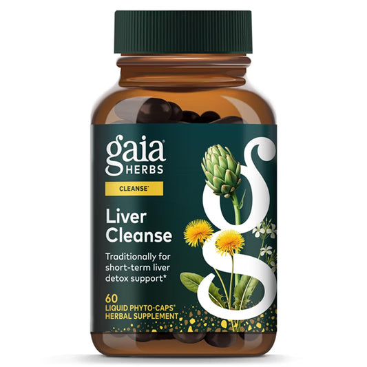 Gaia Herbs Liver Cleanse Liver Health Support 60 Vegan Capsules