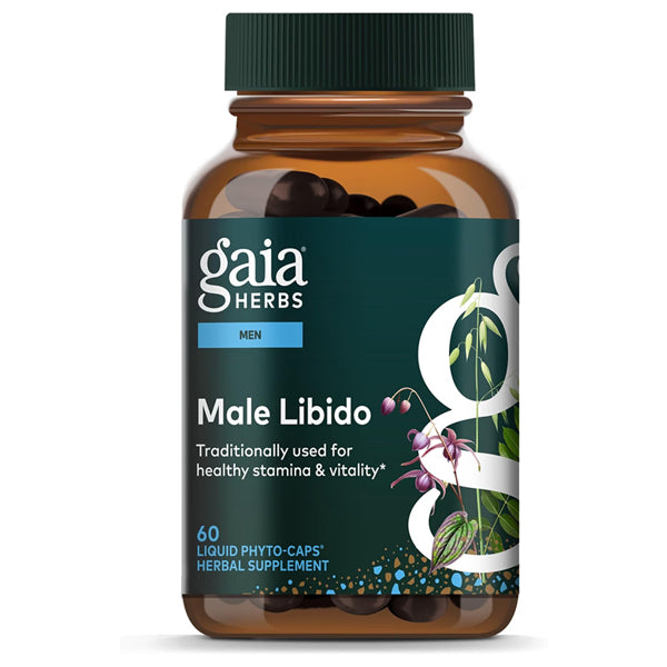 Gaia Herbs Male Libido Herbal Supplement 60 Vegan Capsules