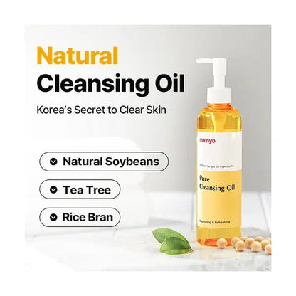 Manyo Pure Cleansing Oil Gentle Makeup Remover 2 Pack Plus Bonus Travel Size Ma:nyo