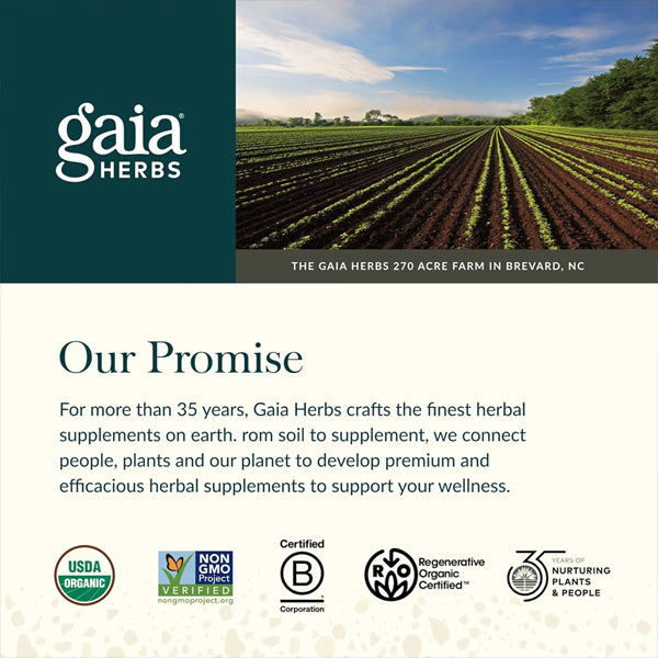 Gaia Herbs Menopause Support Nighttime 60 Vegan Capsules