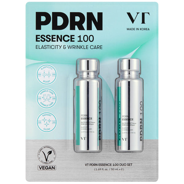 VT PDRN Essence 100 Elasticity & Wrinkle Care Korean Skincare 1.69oz 2 Pack