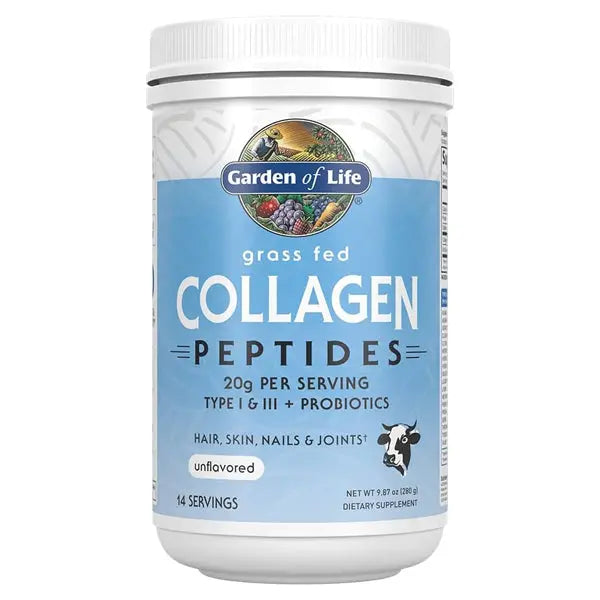 2 Pack - Garden of Life Grass Fed Unflavored Collagen Peptides Powder 14 Servings Garden of Life