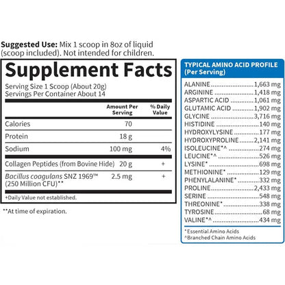 2 Pack - Garden of Life Grass Fed Unflavored Collagen Peptides Powder 14 Servings Garden of Life