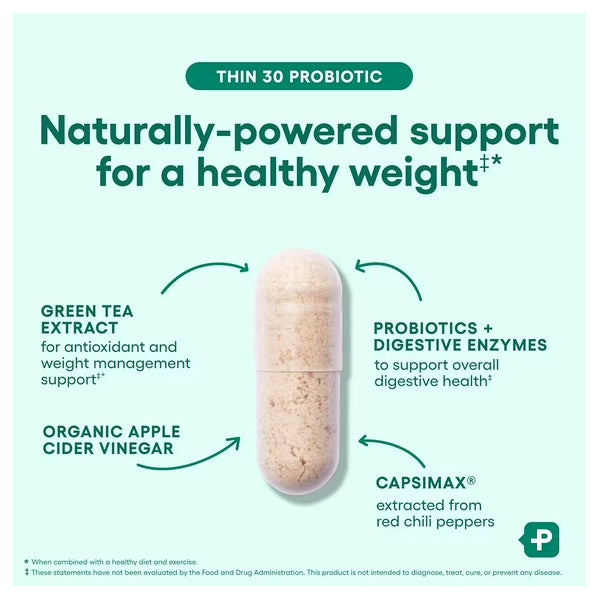 Physician's Choice Thin 30 Probiotic for Weight Management 30 Count