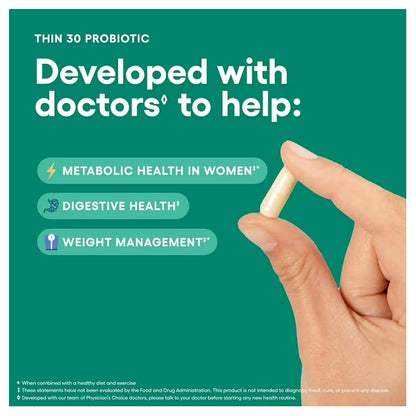 Physician's Choice Thin 30 Probiotic for Weight Management 30 Count