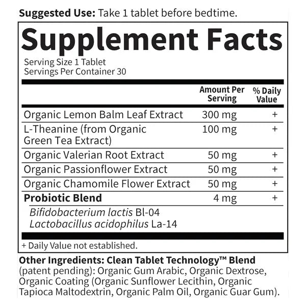 Garden of Life Organics Sleep Well Rest & Refresh Tablets 30 Count Garden of Life