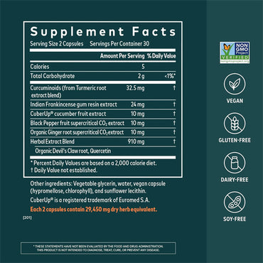 Gaia Herbs Turmeric Supreme Joint Health 60 Vegan Capsules