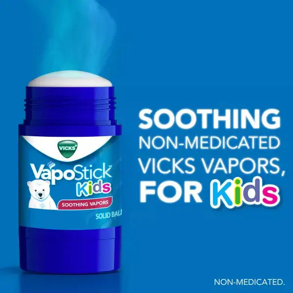 2 Pack - Vicks VapoStick Kids Soothing Vapors Balm 1.25oz Vicks
