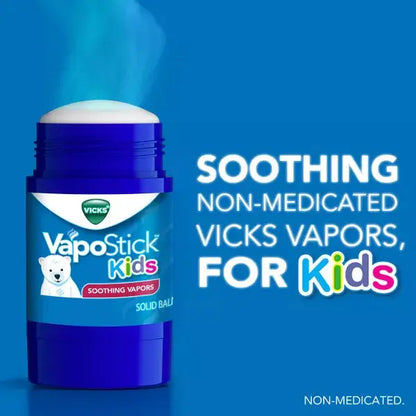 2 Pack - Vicks VapoStick Kids Soothing Vapors Balm 1.25oz Vicks